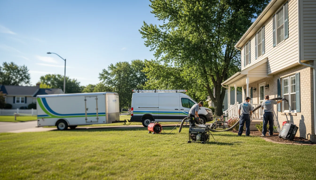 Flooded Basement Restoration And Cleanup With Repair in Lansing, MN near me